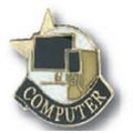 Academic Achievement Pin - "Computer"